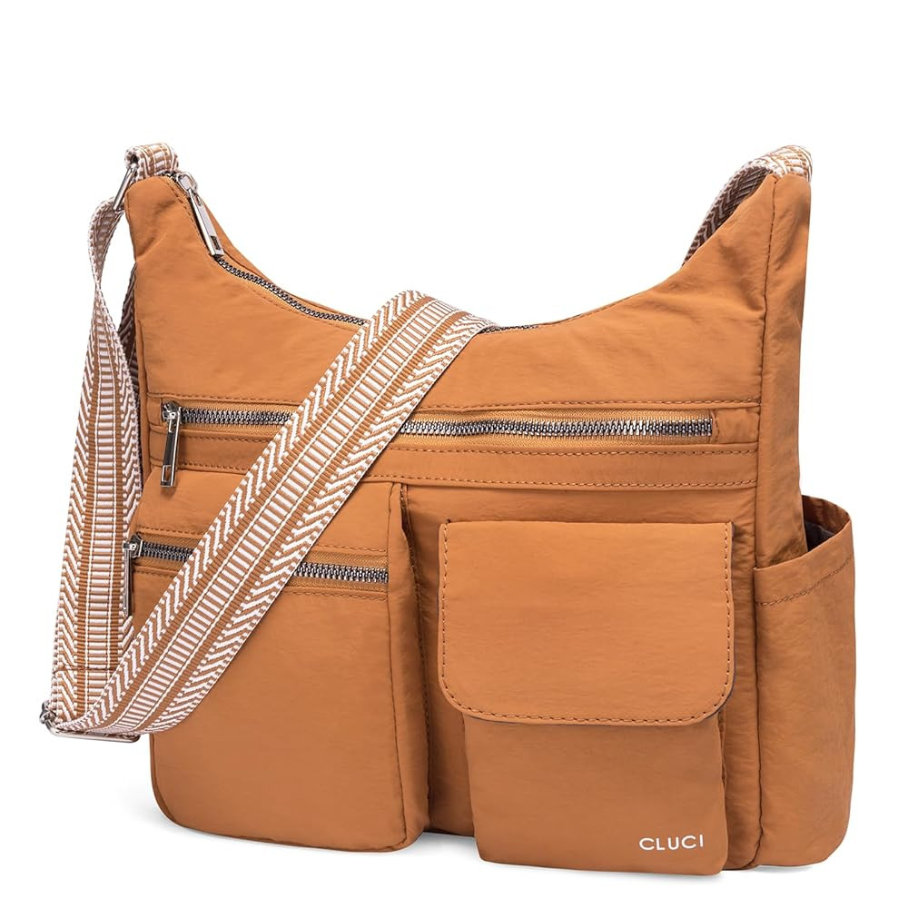 CLUCI Travel Purses for Women, Waterproof Nylon Crossbody Bags for Woman Trendy, Anti Theft Shoulder Handbags for Ladies